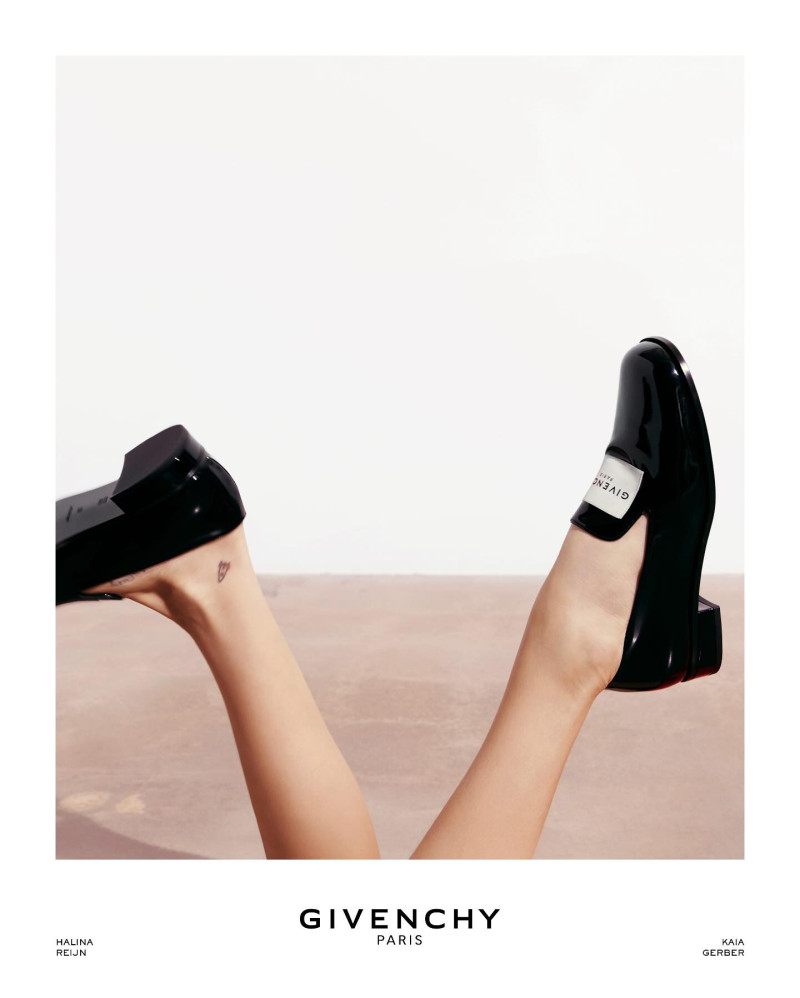 Kaia Gerber featured in  the Givenchy advertisement for Pre-Fall 2025