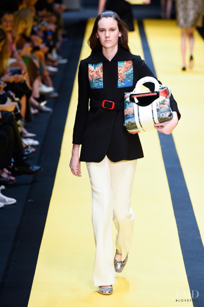 Jamily Meurer Wernke featured in  the Carven fashion show for Spring/Summer 2015