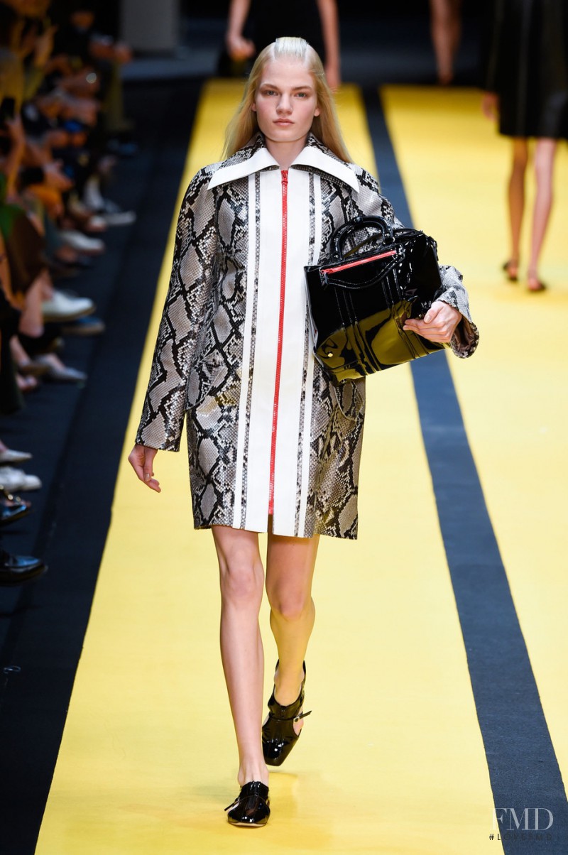 Eleonora Baumann featured in  the Carven fashion show for Spring/Summer 2015