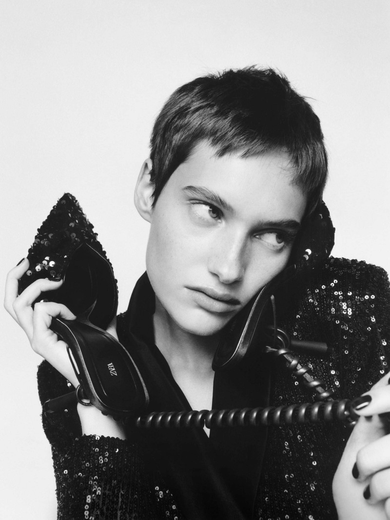 Greta Elisa Hofer featured in  the Zara Serie 89 advertisement for Winter 2021