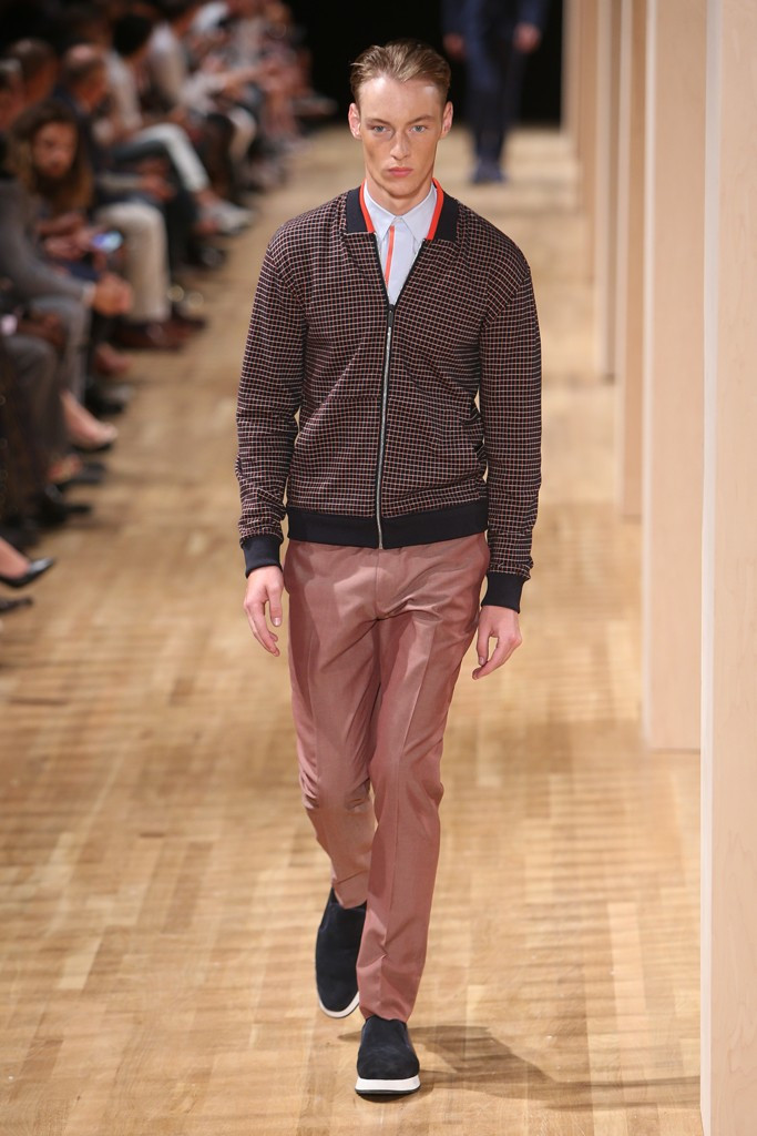 Roberto Sipos featured in  the Perry Ellis fashion show for Spring/Summer 2015