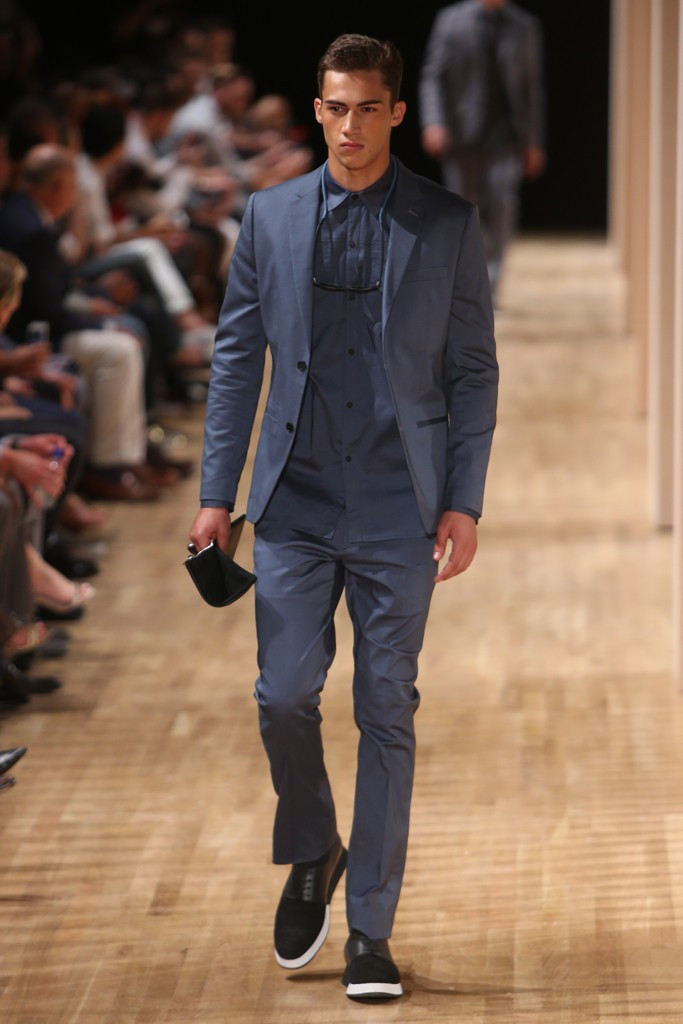 Alessio Pozzi featured in  the Perry Ellis fashion show for Spring/Summer 2015