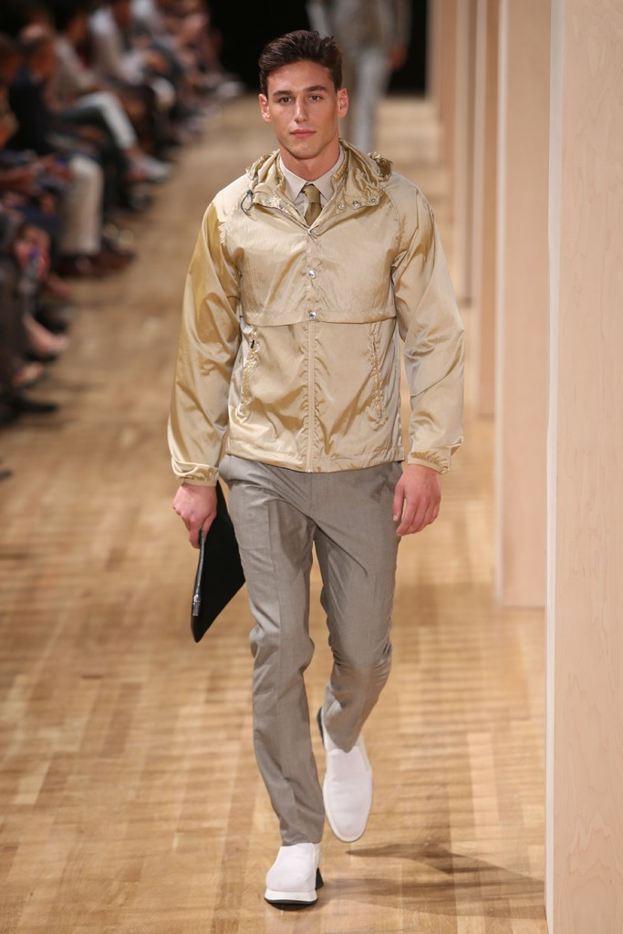 Mariano Ontañon featured in  the Perry Ellis fashion show for Spring/Summer 2015
