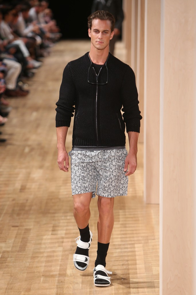 Henrique Hansmann featured in  the Perry Ellis fashion show for Spring/Summer 2015