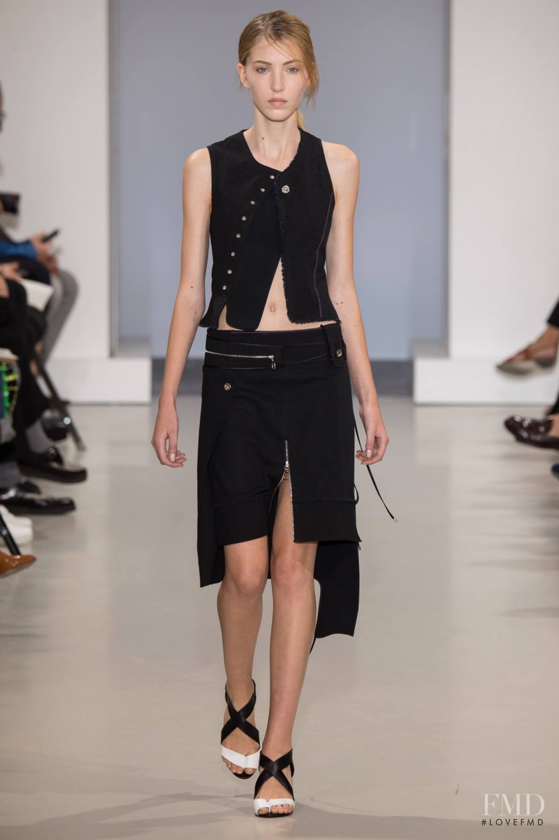 Ella Richards featured in  the Paco Rabanne fashion show for Spring/Summer 2015