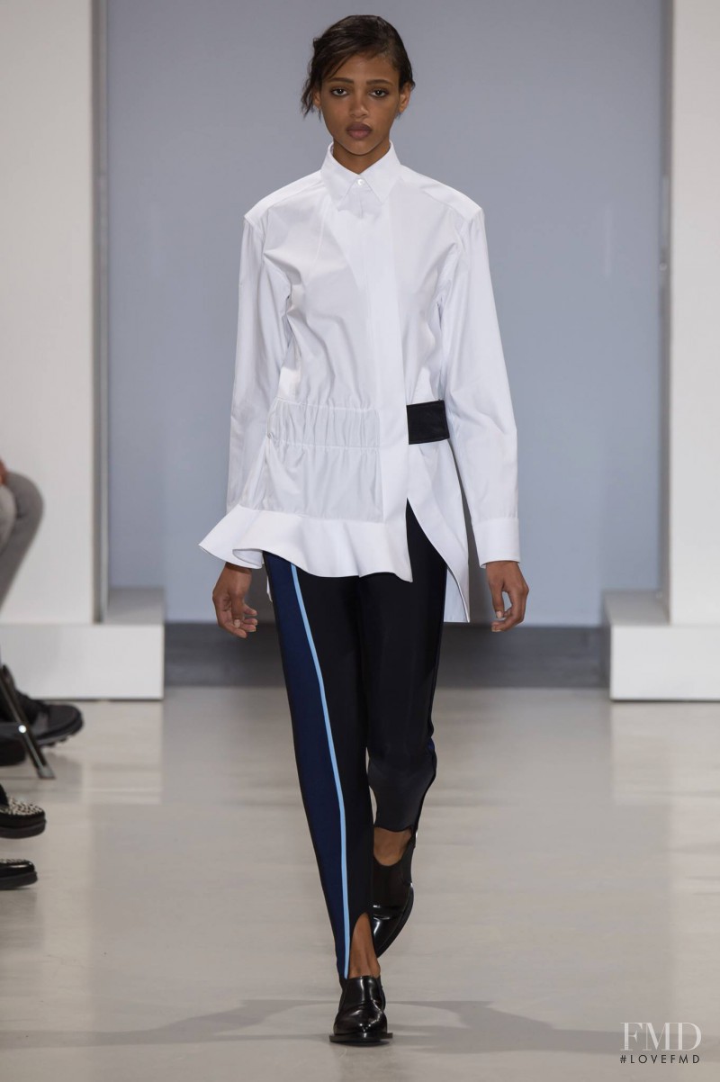 Aya Jones featured in  the Paco Rabanne fashion show for Spring/Summer 2015