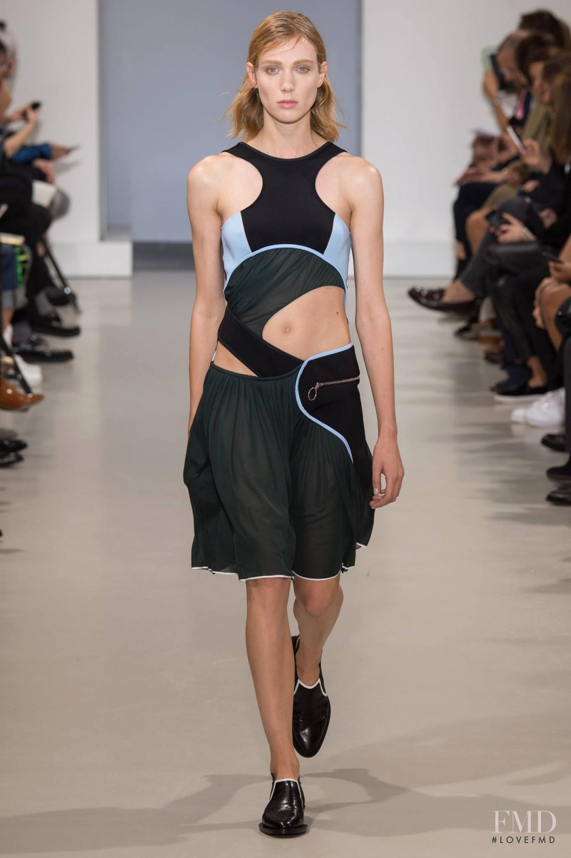 Annely Bouma featured in  the Paco Rabanne fashion show for Spring/Summer 2015