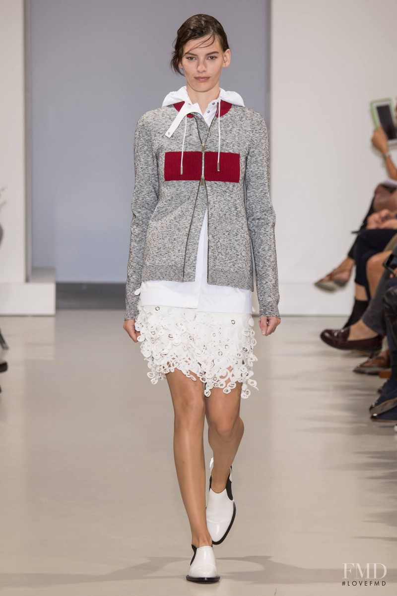 Amanda Murphy featured in  the Paco Rabanne fashion show for Spring/Summer 2015