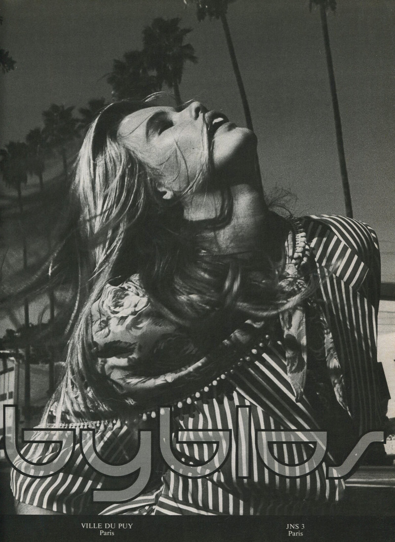 Claudia Schiffer featured in  the byblos advertisement for Spring/Summer 1989