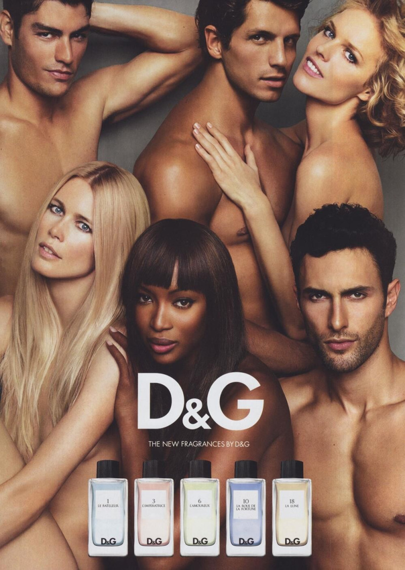 Claudia Schiffer featured in  the D&G "Anthology" Fragrances advertisement for Spring/Summer 2009