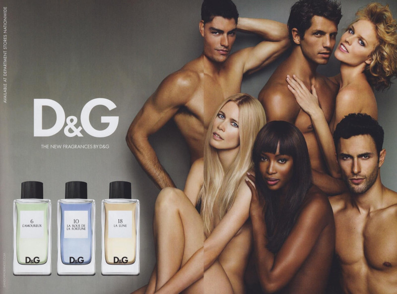 Claudia Schiffer featured in  the D&G "Anthology" Fragrances advertisement for Spring/Summer 2009