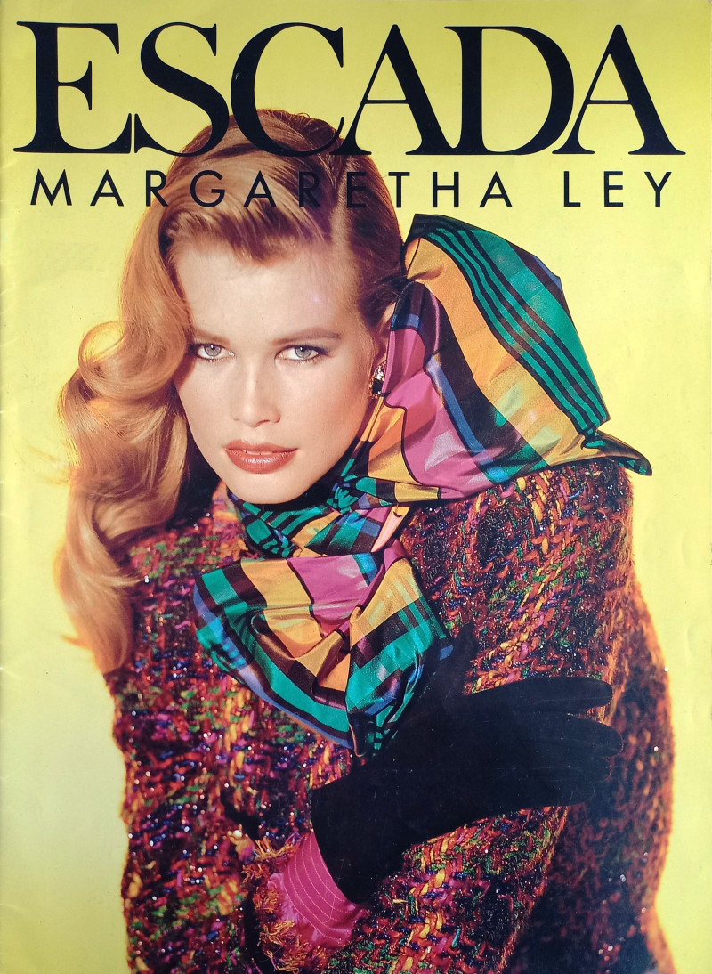 Claudia Schiffer featured in  the Escada advertisement for Autumn/Winter 1992