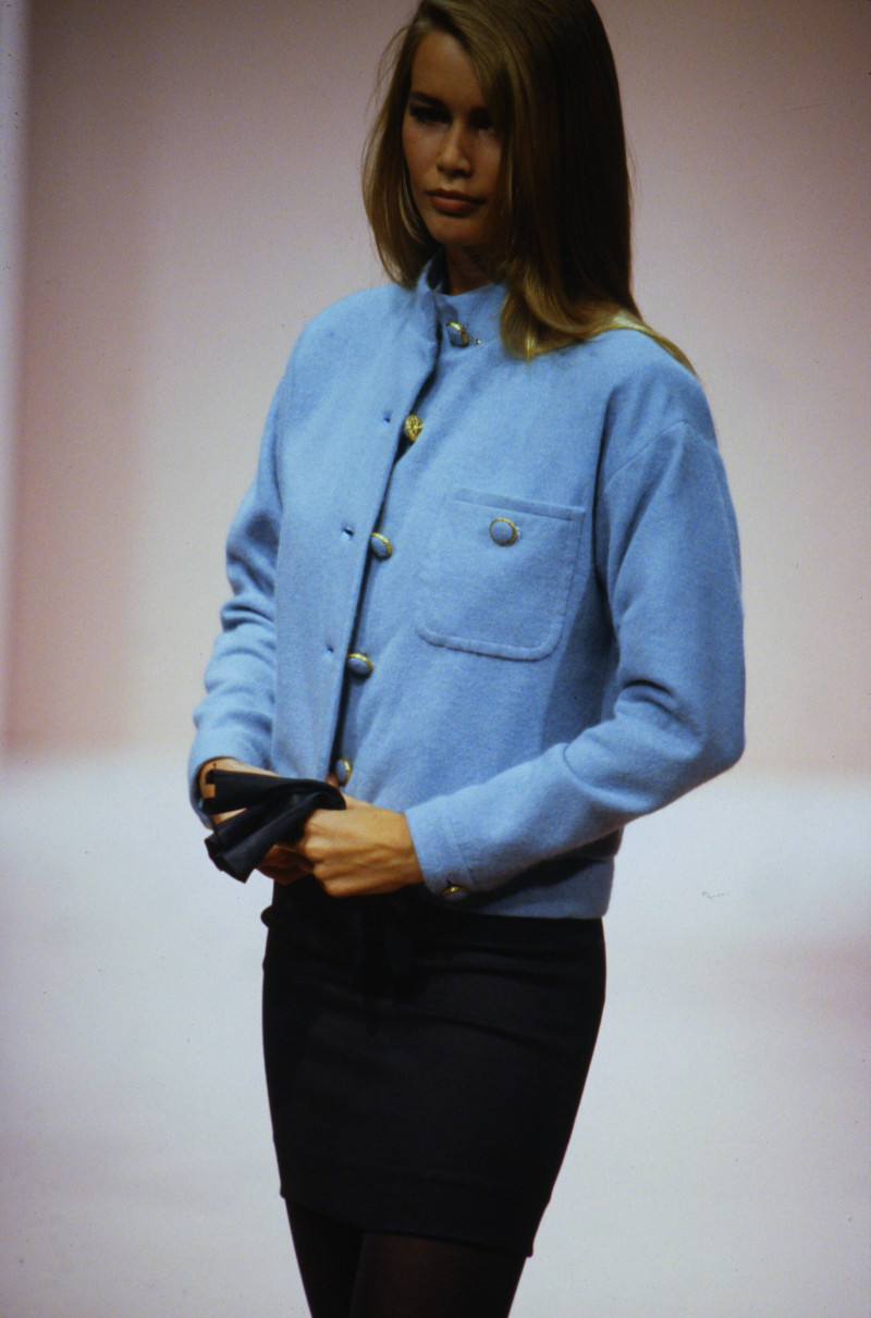 Claudia Schiffer featured in  the Daniel Hechter fashion show for Spring/Summer 1991