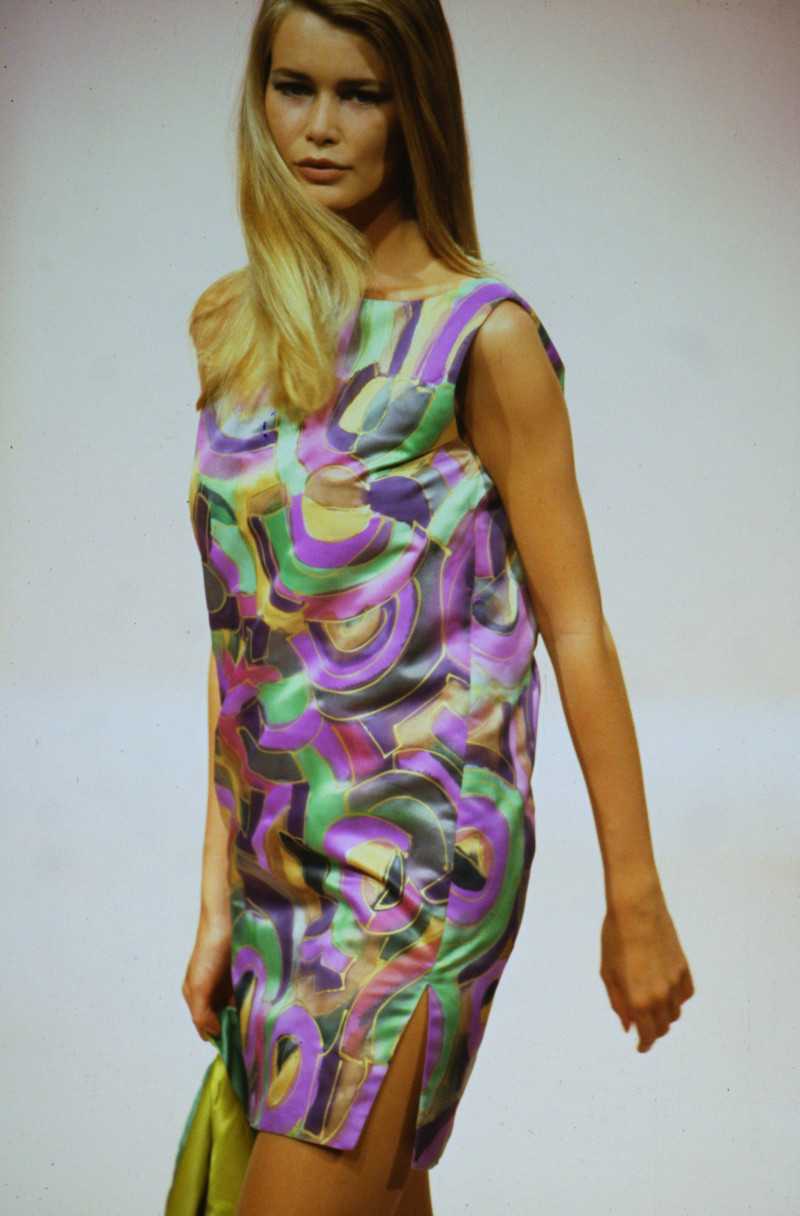 Claudia Schiffer featured in  the Daniel Hechter fashion show for Spring/Summer 1991