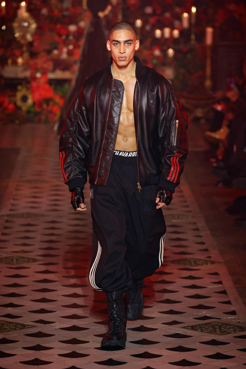 Leo Dufloux featured in  the Willy Chavarria fashion show for Autumn/Winter 2025