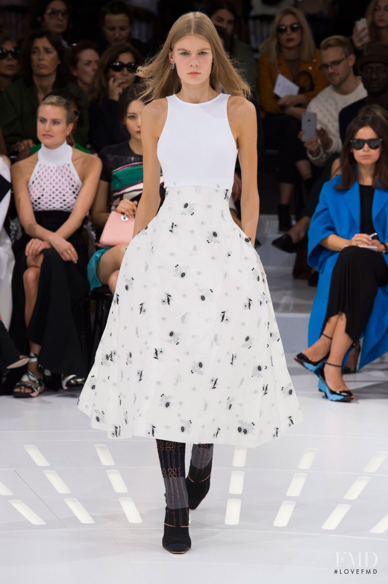 Alexandra Elizabeth Ljadov featured in  the Christian Dior fashion show for Spring/Summer 2015