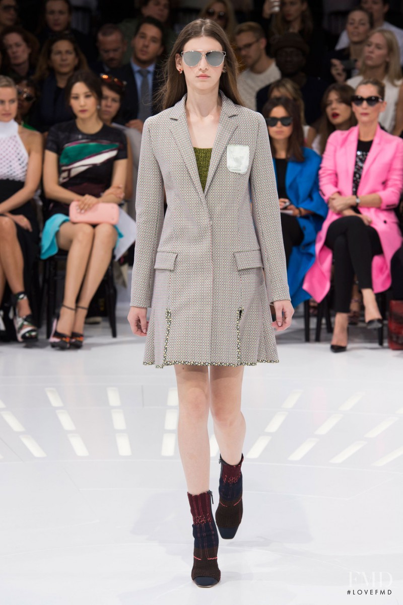Anka Kuryndina featured in  the Christian Dior fashion show for Spring/Summer 2015