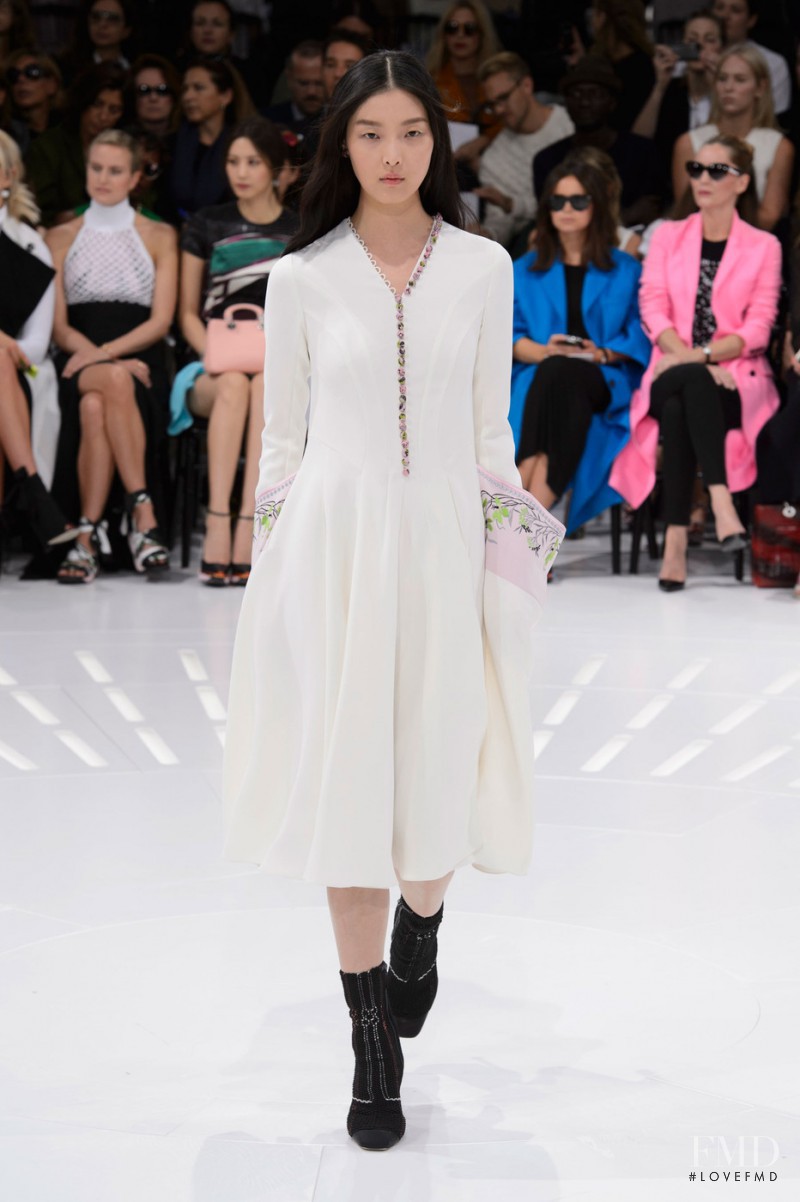 Sung Hee Kim featured in  the Christian Dior fashion show for Spring/Summer 2015