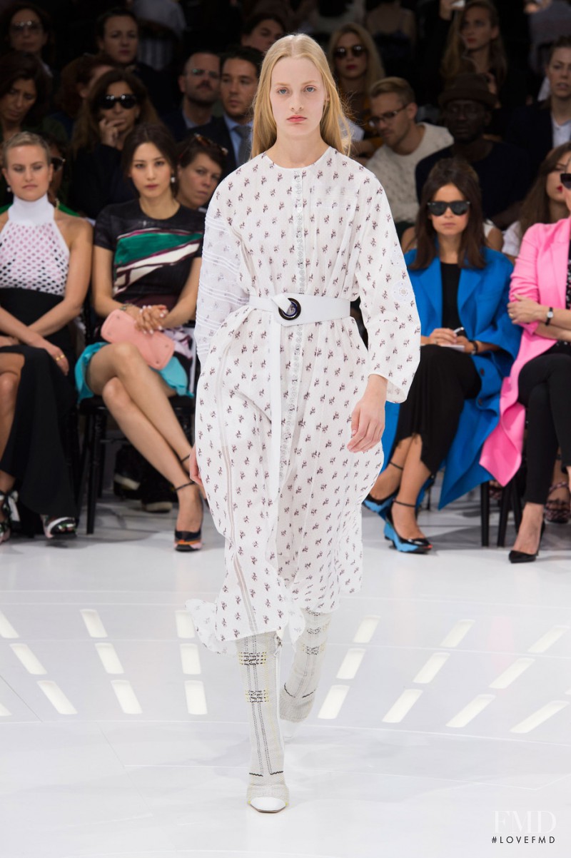 Sunniva Wahl featured in  the Christian Dior fashion show for Spring/Summer 2015