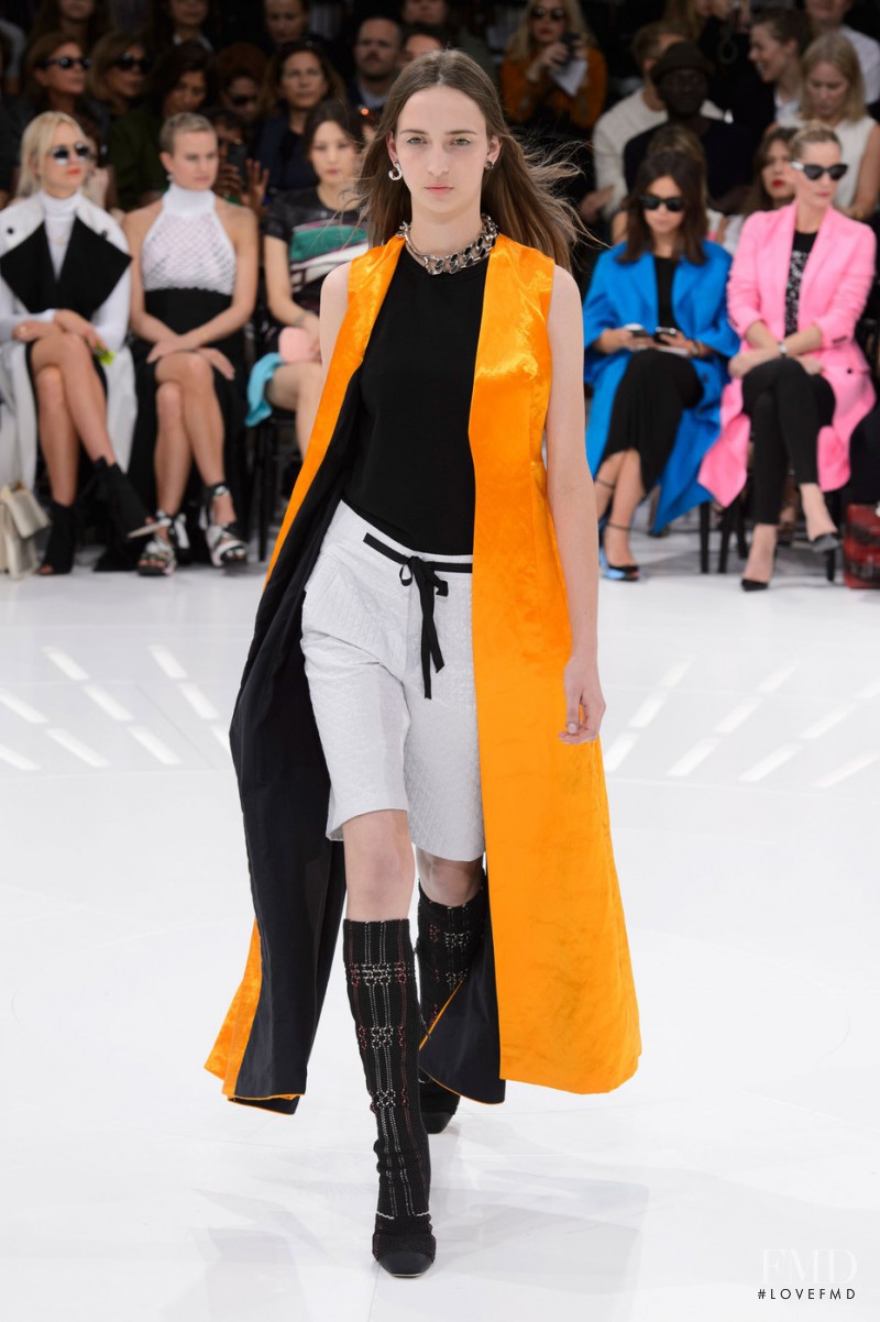 Waleska Gorczevski featured in  the Christian Dior fashion show for Spring/Summer 2015