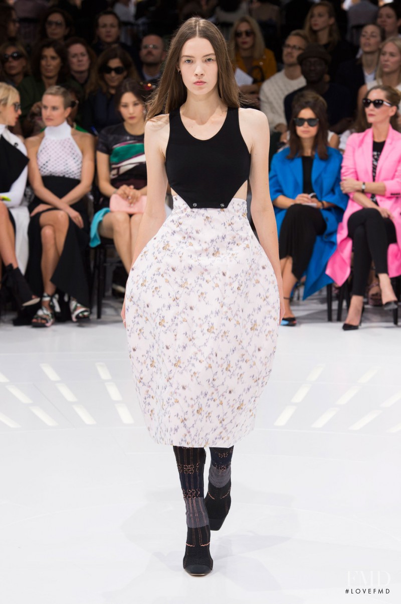 Taya Ermoshkina featured in  the Christian Dior fashion show for Spring/Summer 2015