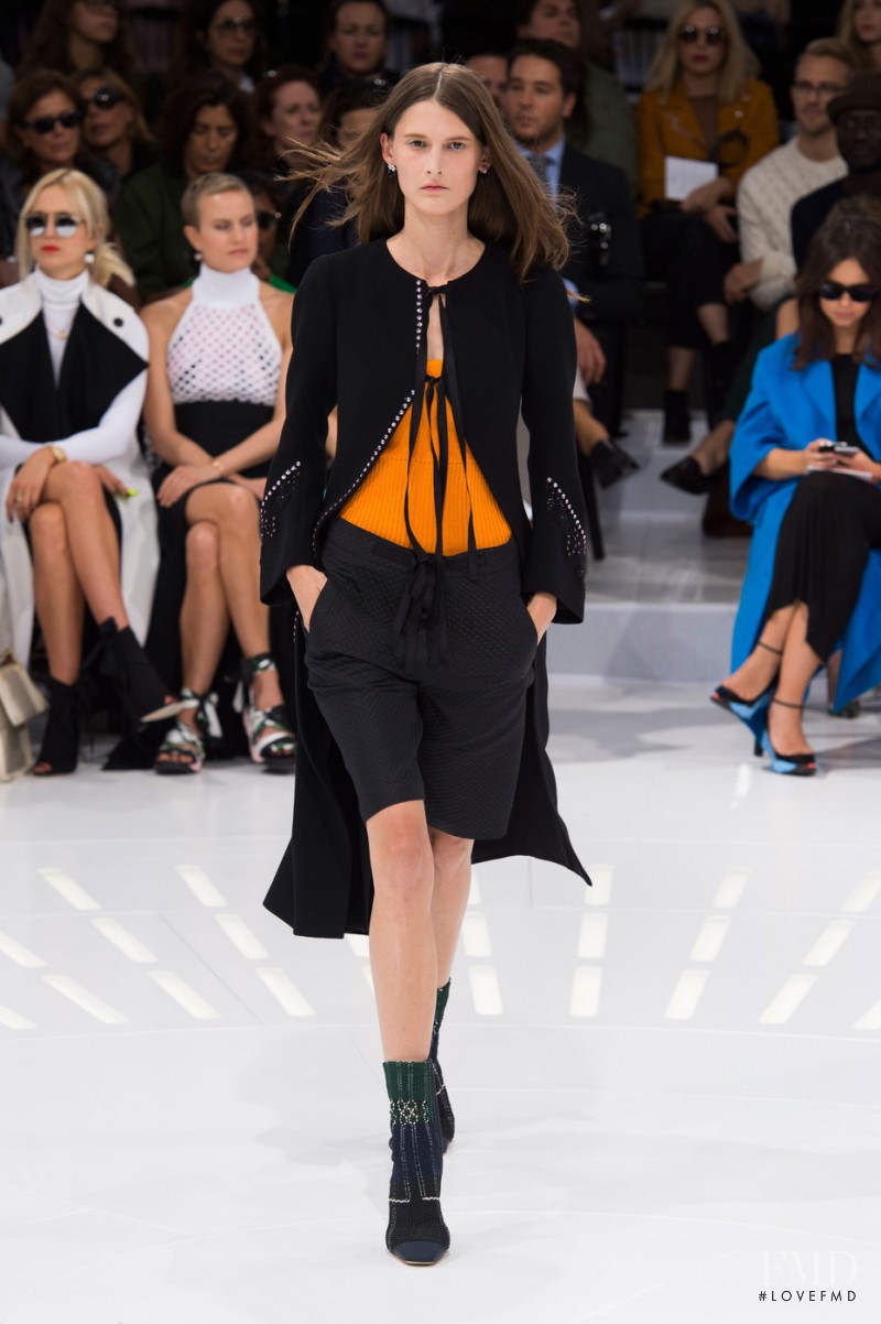 Marie Piovesan featured in  the Christian Dior fashion show for Spring/Summer 2015