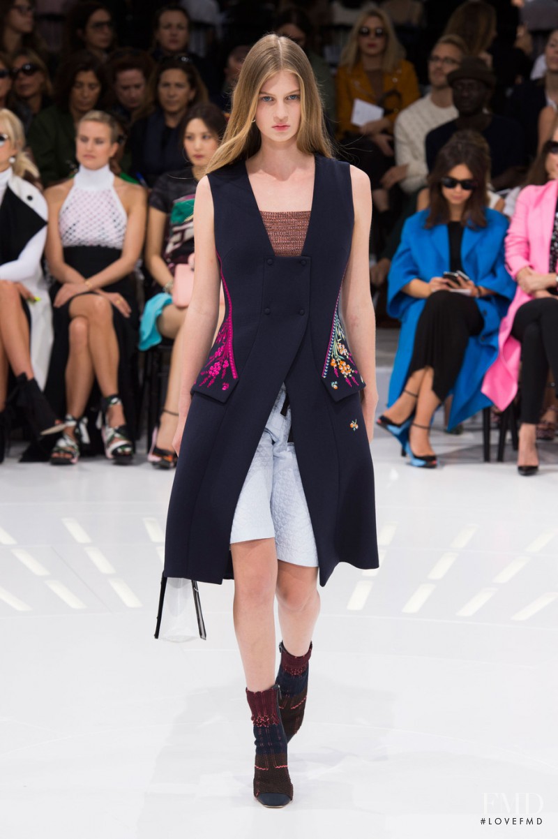 Florence Kosky featured in  the Christian Dior fashion show for Spring/Summer 2015
