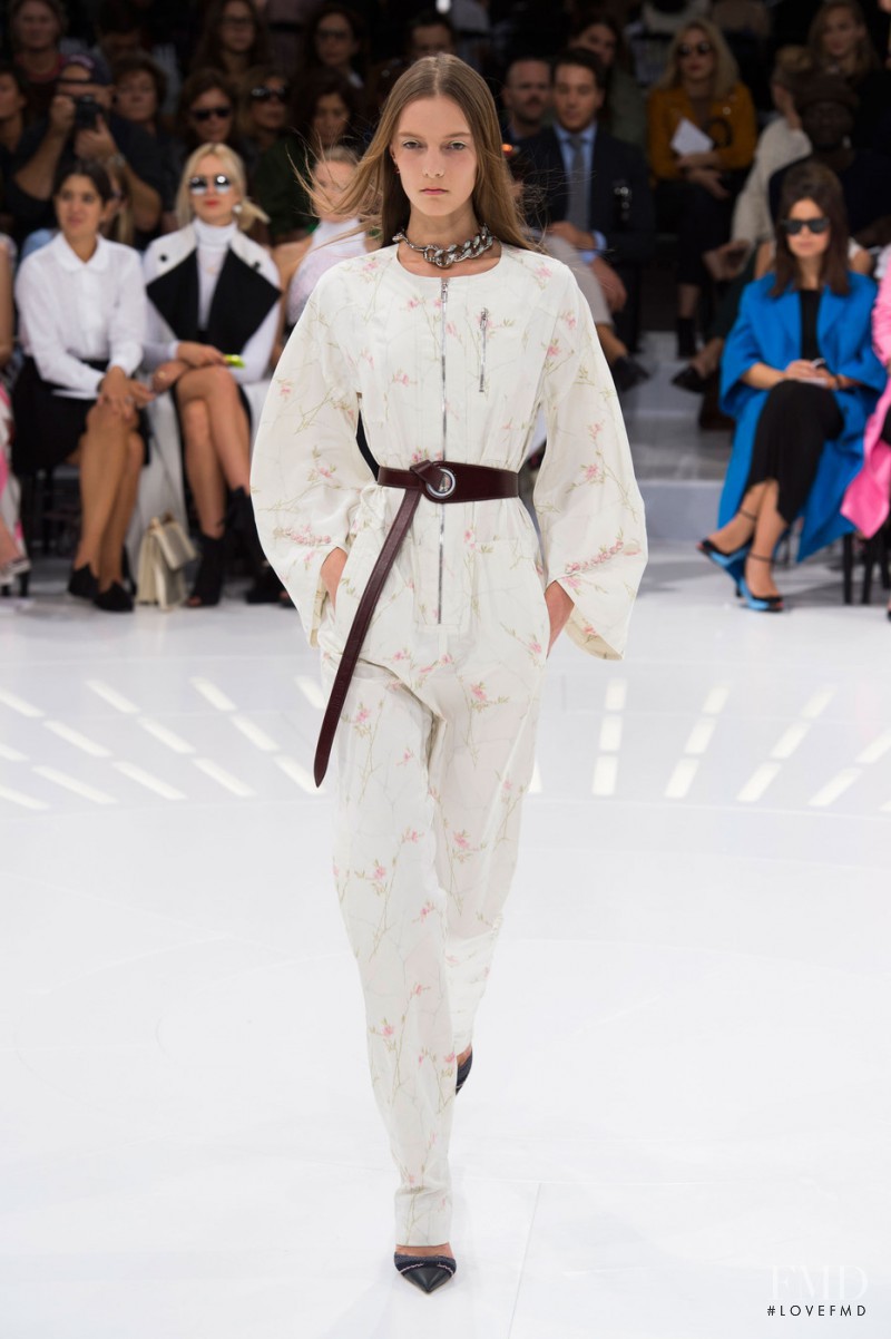 Irina Liss featured in  the Christian Dior fashion show for Spring/Summer 2015