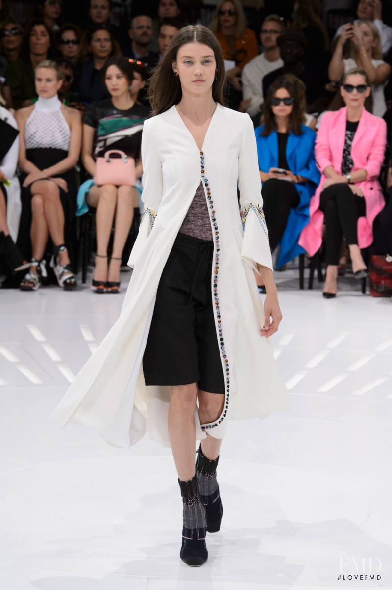 Diana Moldovan featured in  the Christian Dior fashion show for Spring/Summer 2015