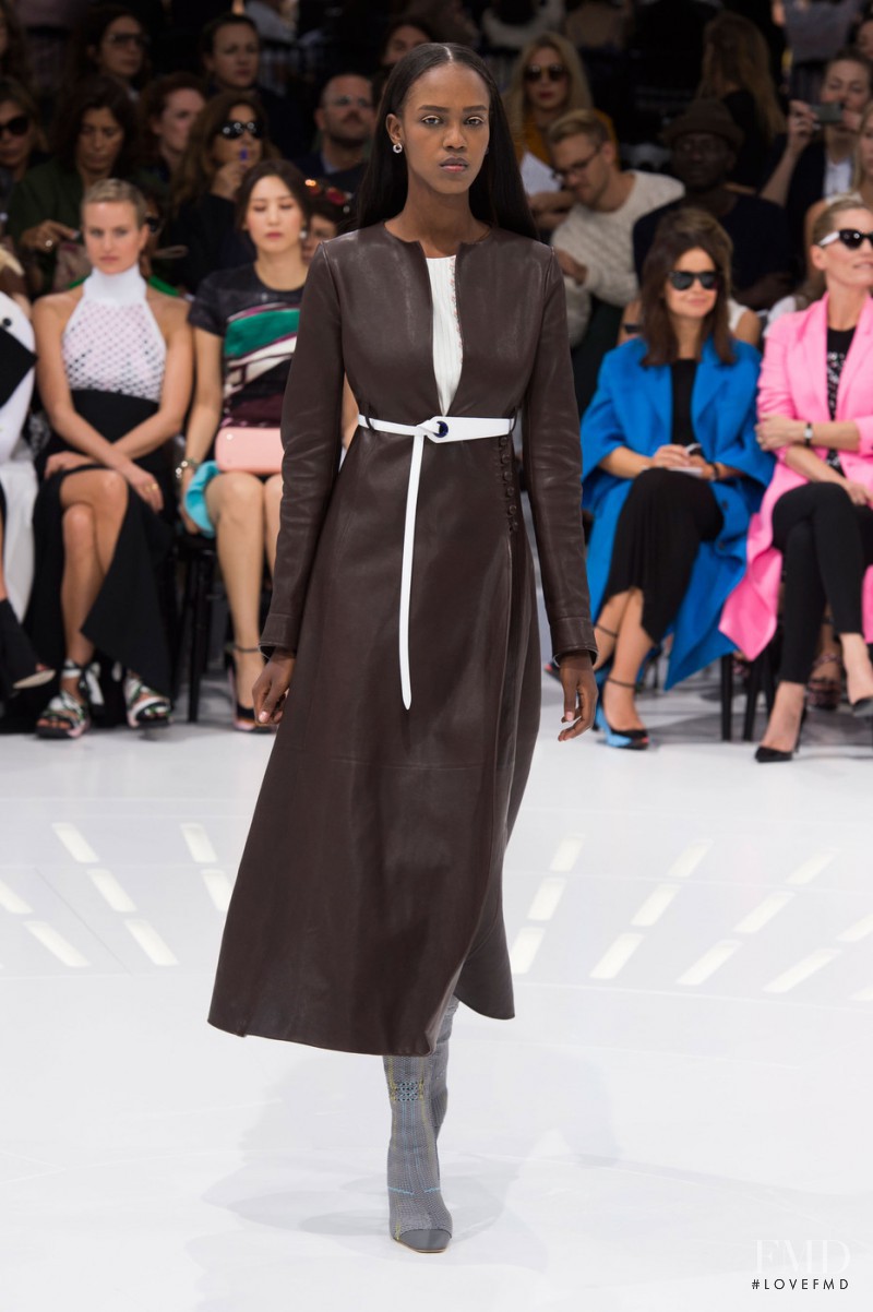 Leila Ndabirabe featured in  the Christian Dior fashion show for Spring/Summer 2015