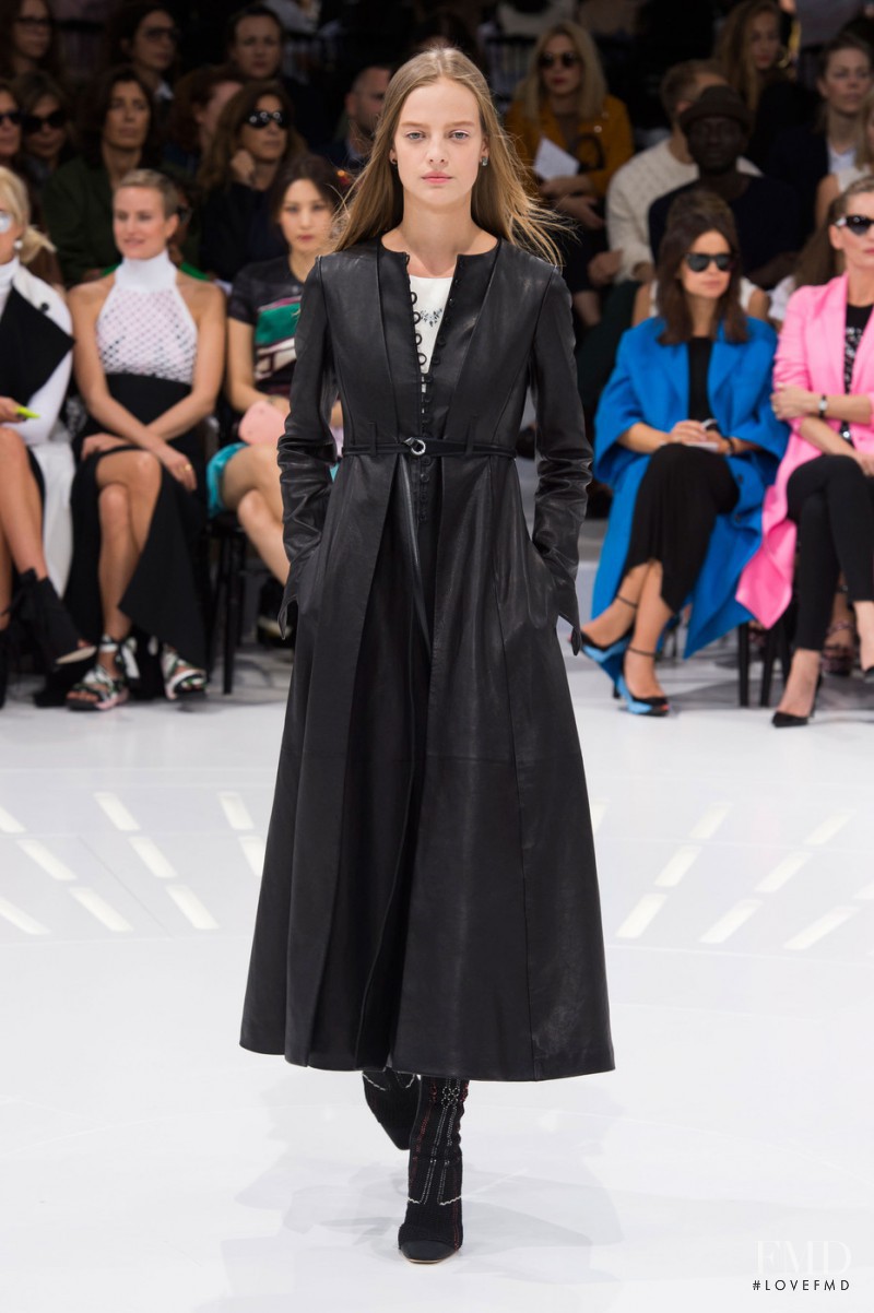 Ine Neefs featured in  the Christian Dior fashion show for Spring/Summer 2015