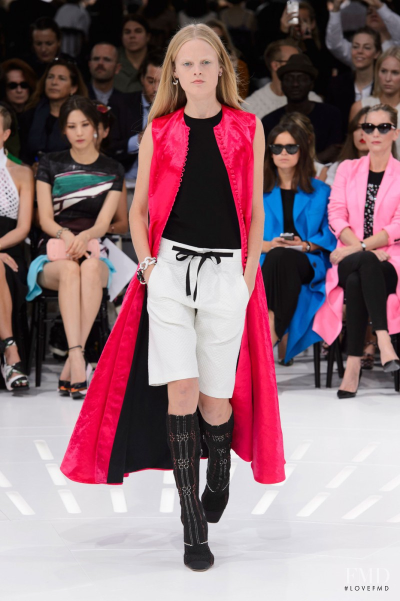 Hanne Gaby Odiele featured in  the Christian Dior fashion show for Spring/Summer 2015