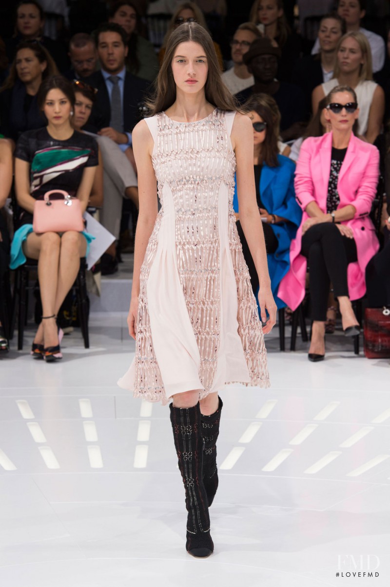 Josephine van Delden featured in  the Christian Dior fashion show for Spring/Summer 2015