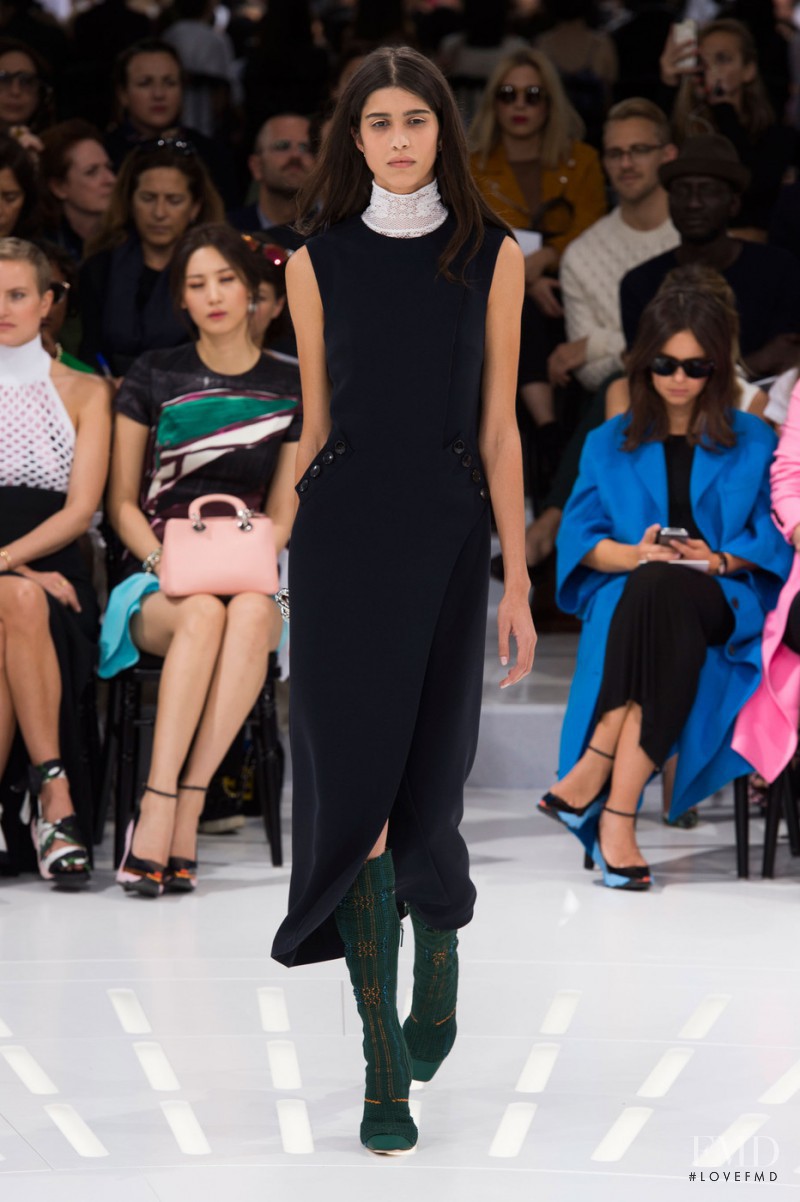 Mica Arganaraz featured in  the Christian Dior fashion show for Spring/Summer 2015