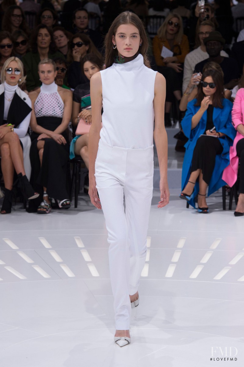 Lis Van Velthoven featured in  the Christian Dior fashion show for Spring/Summer 2015