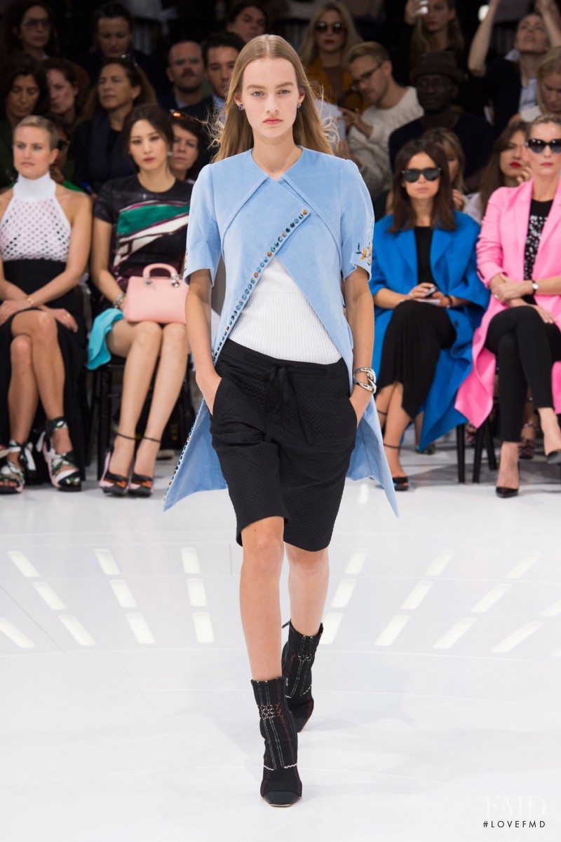 Maartje Verhoef featured in  the Christian Dior fashion show for Spring/Summer 2015
