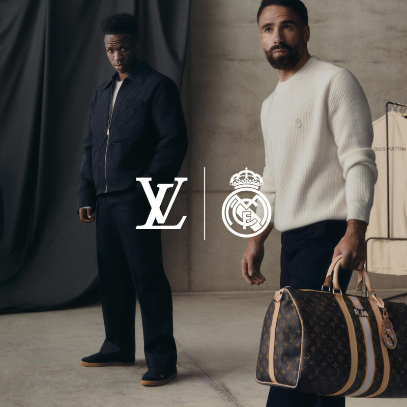 Louis Vuitton Real Madrid Formal Wardrobe advertisement for Summer 2025