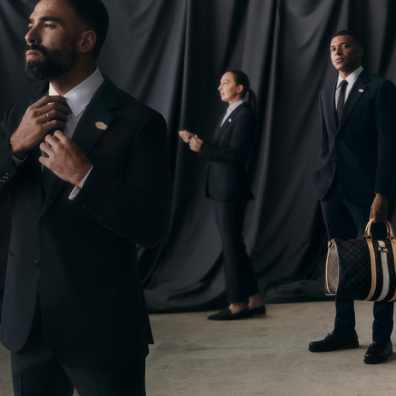 Louis Vuitton Real Madrid Formal Wardrobe advertisement for Summer 2025