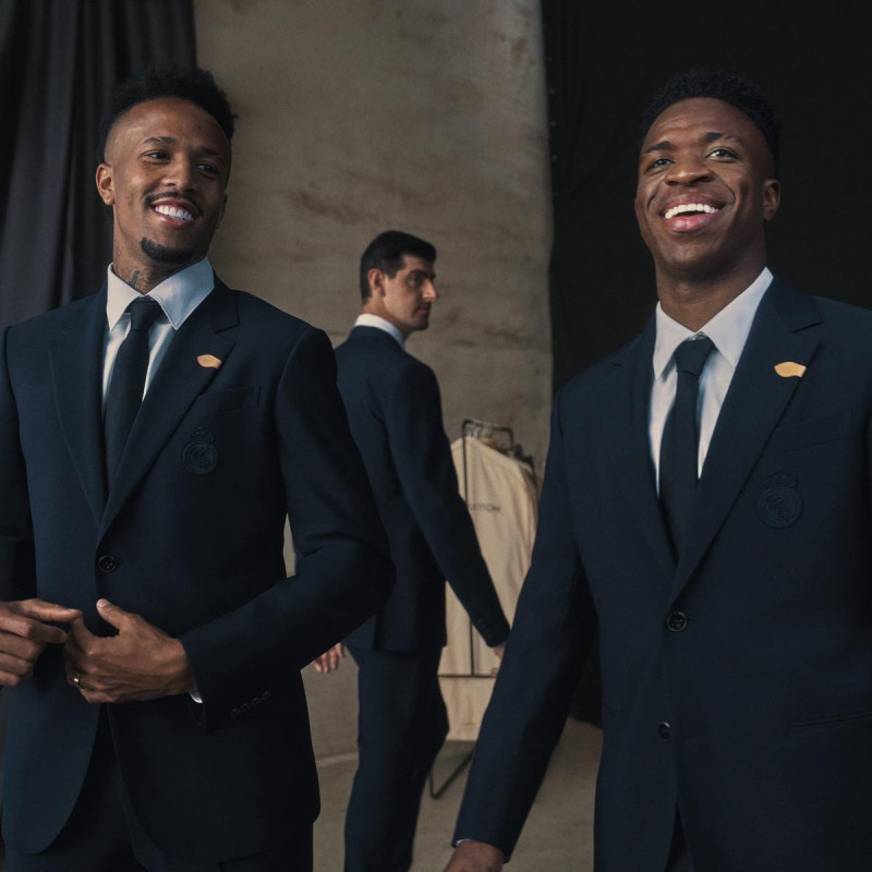 Louis Vuitton Real Madrid Formal Wardrobe advertisement for Summer 2025