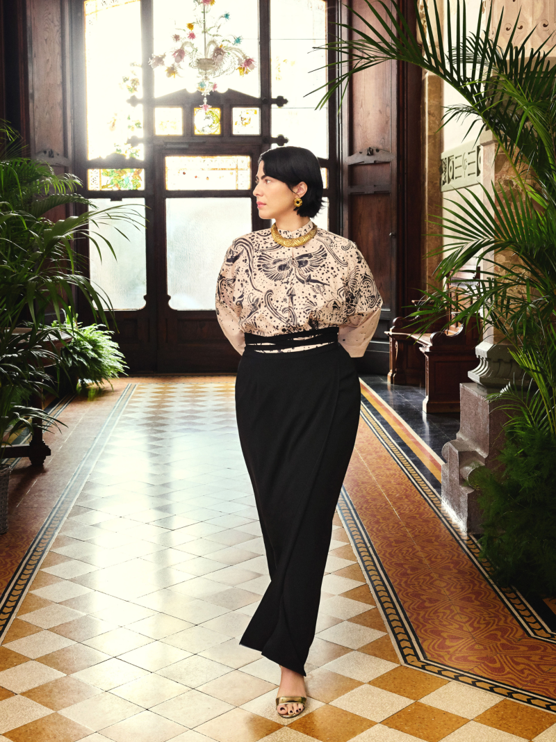 Marina Rinaldi Teresa Maccapani x Marina Rinaldi advertisement for Summer 2025