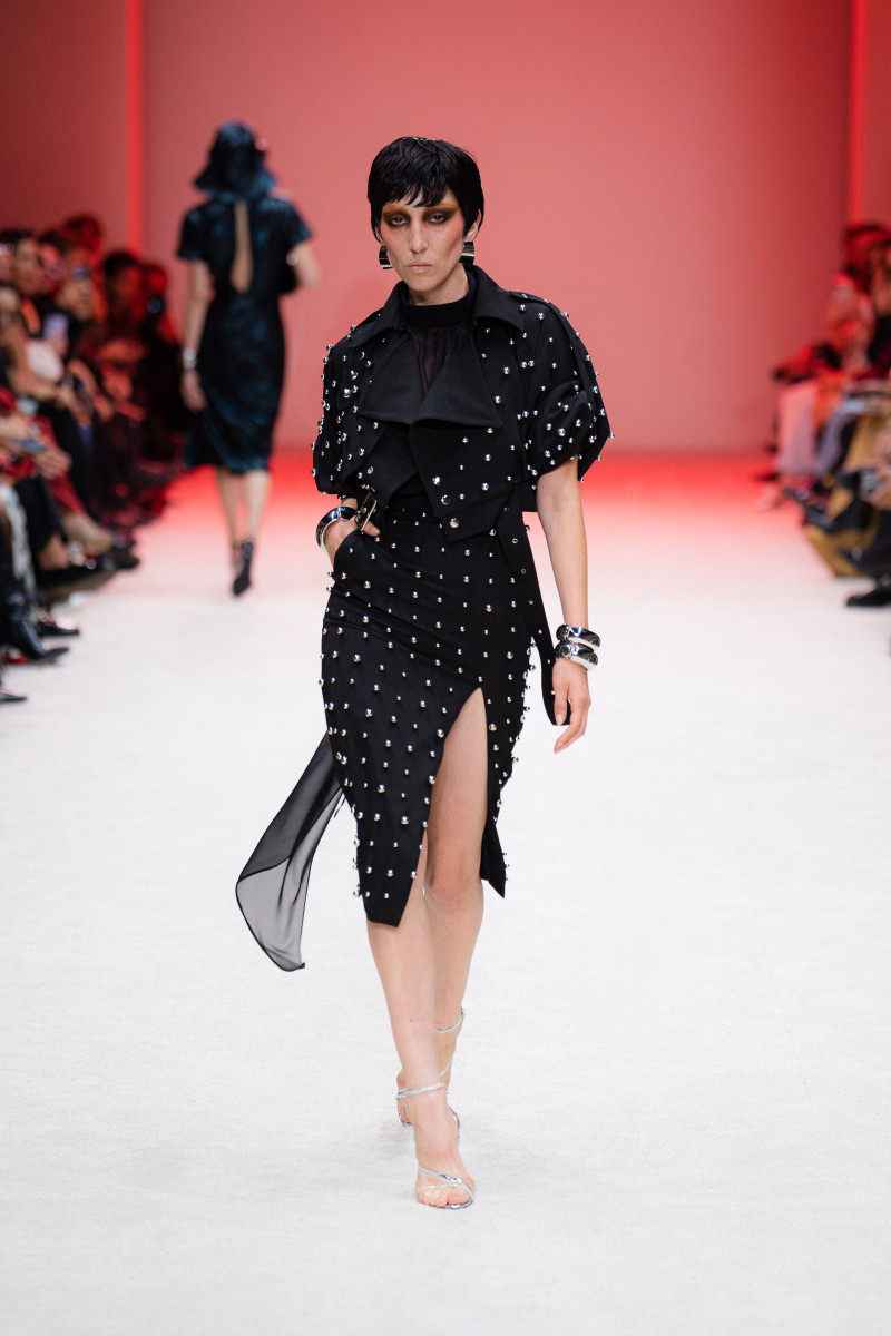Andrea Carrazco featured in  the Alfredo Martinez fashion show for Spring/Summer 2025