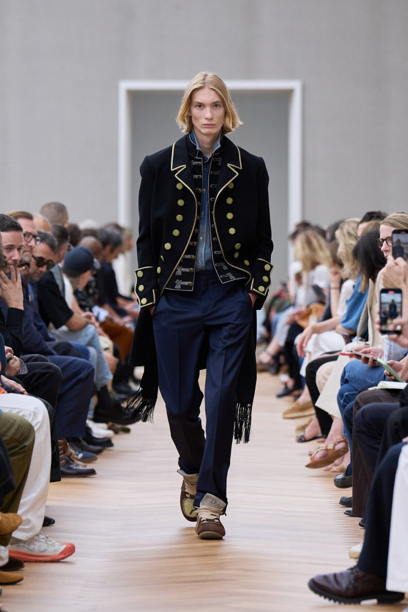 Nand Quivreux featured in  the Dior Homme fashion show for Spring/Summer 2026