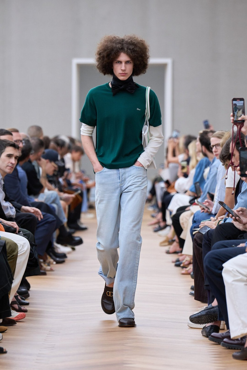 Pavlo Huziy featured in  the Dior Homme fashion show for Spring/Summer 2026