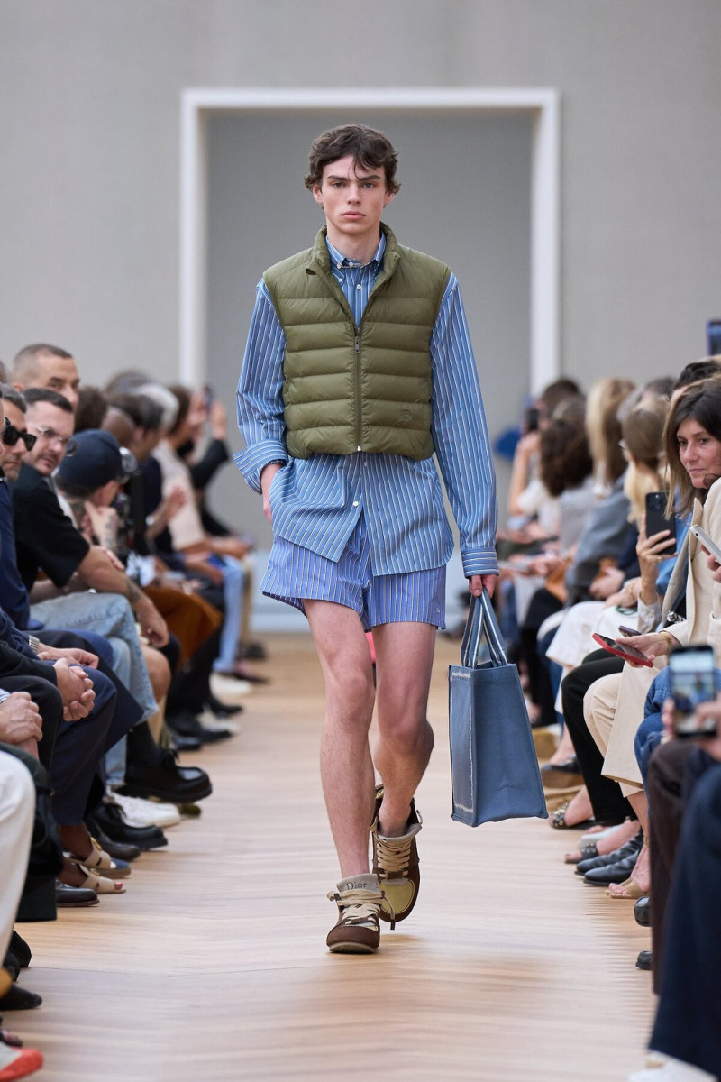 Max Vespa featured in  the Dior Homme fashion show for Spring/Summer 2026