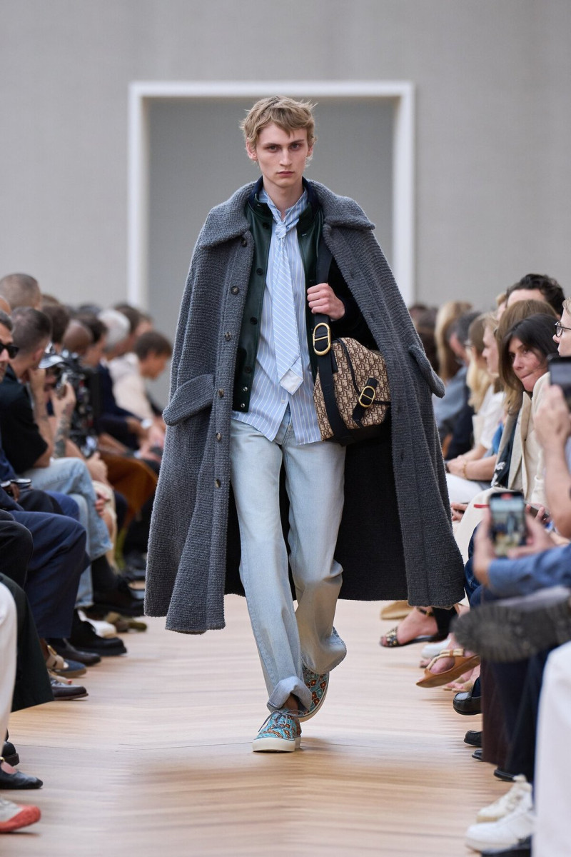 Arvid Kaldo featured in  the Dior Homme fashion show for Spring/Summer 2026