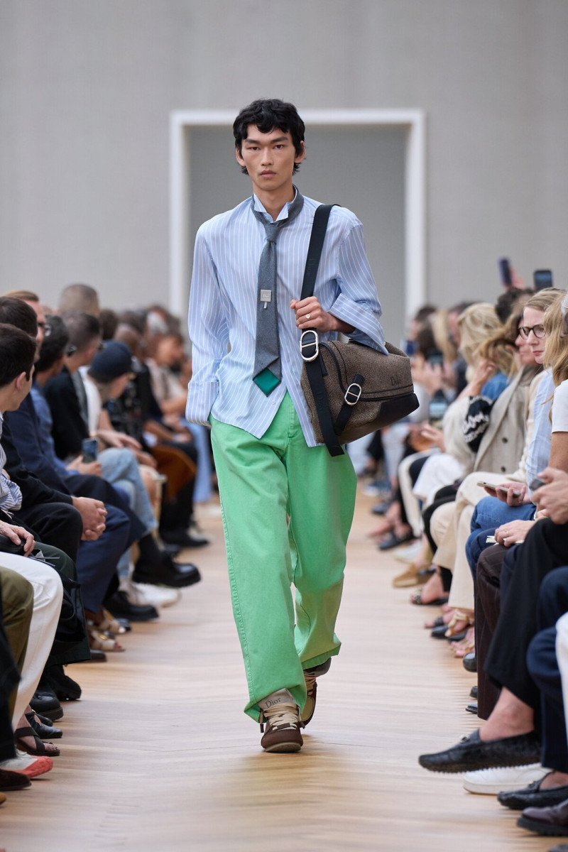 Ruien Bai featured in  the Dior Homme fashion show for Spring/Summer 2026