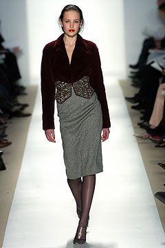 Badgley Mischka fashion show for Autumn/Winter 2004