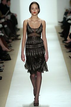 Badgley Mischka fashion show for Autumn/Winter 2004