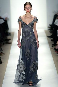 Badgley Mischka fashion show for Autumn/Winter 2004