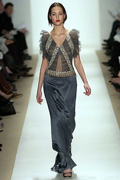 Badgley Mischka fashion show for Autumn/Winter 2004